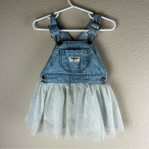 Oshkosh B’hosh Denim & Tule Dress Sz 18 months